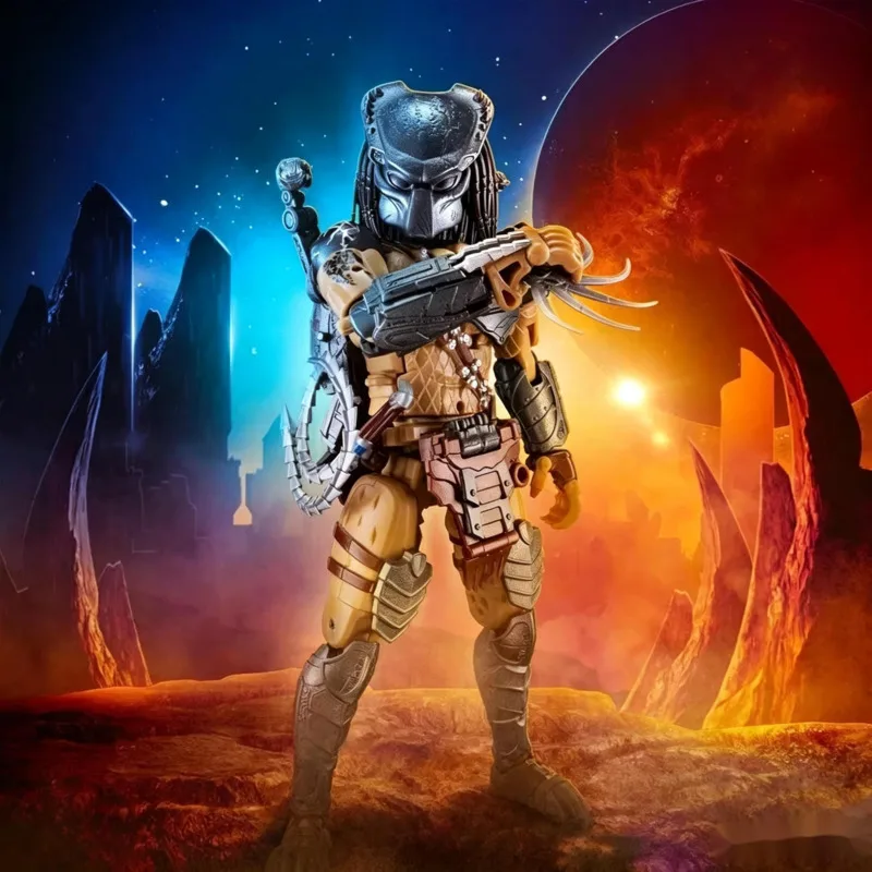 

New Infinity Box Transforming Action Figure 2-in-1 Cube & Alien Hunter Mecha Articulated Collectible Toy