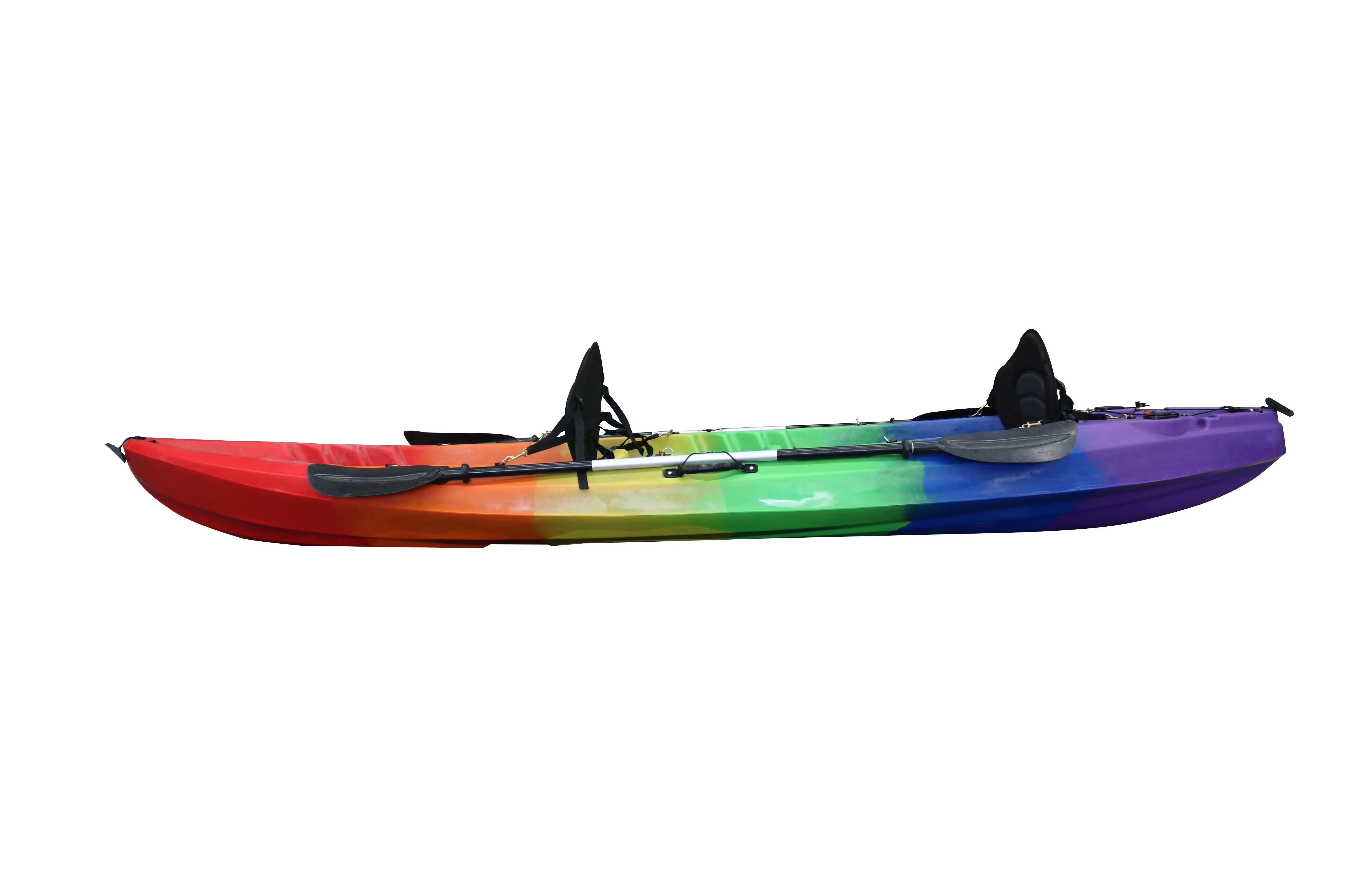 KAYAK PACKAGE Caiaque De Pesca, SIT ON TOP TANDEM Canoe Kayak, Kajak 2 PERSON FISHING KAYAK