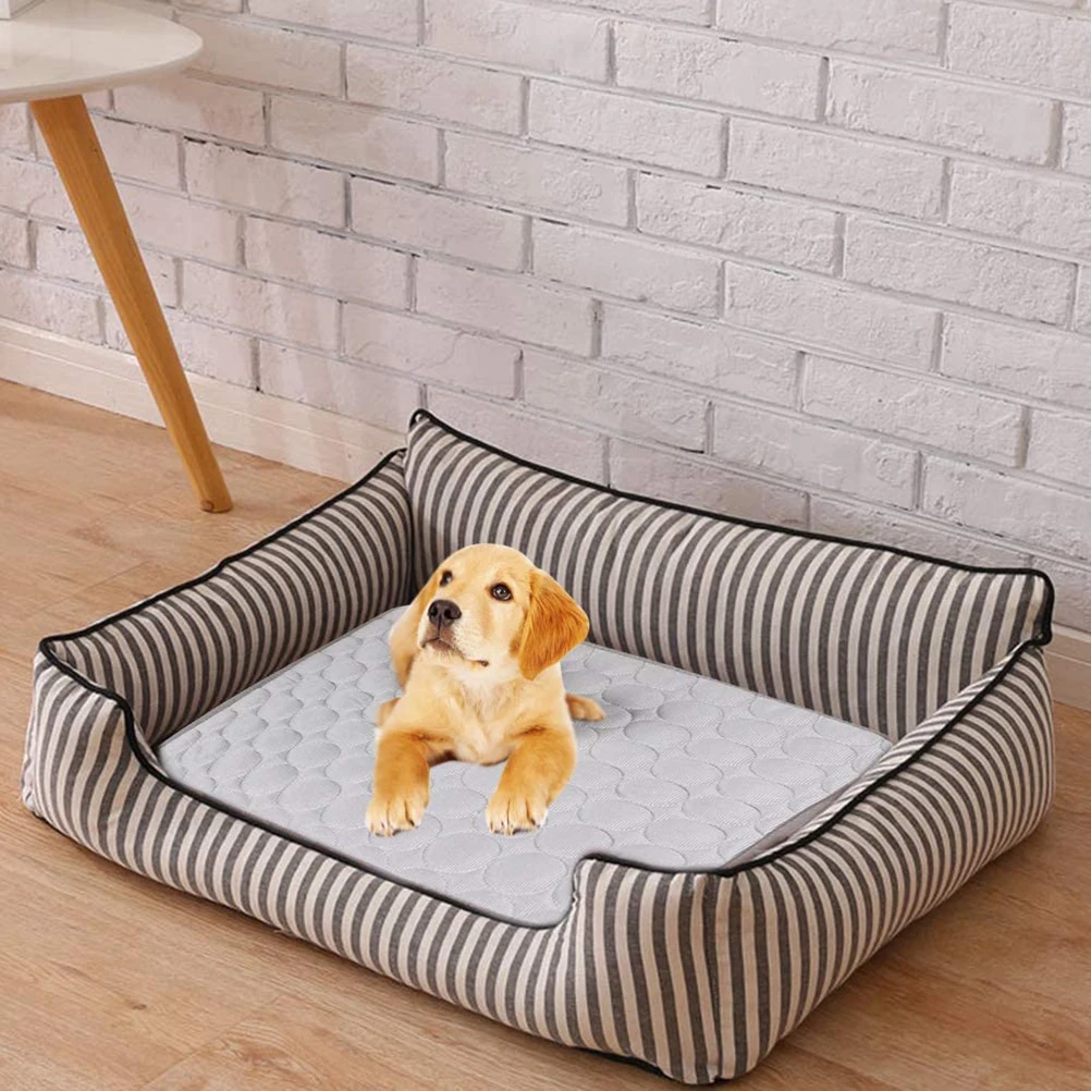 

Pet Ice Mat Mini Dog Cooling Pad Sofa Summer Cushion Nest Cat Self Silk Indoor for Pets Seat Pads