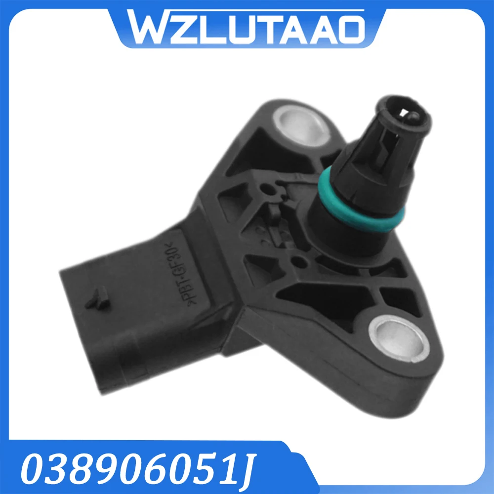 

1/2 PCS 038906051J Intake Pressure Sensor For Touareg 2011-2018 3.0T For Audi A4 A5 A6 A7 A8 Q5 Q7 2007-2017 3.0T 0261230215