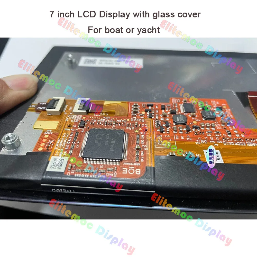 

7" LBL-PVK0037-03A LCD Display Panel For Boat / Yhchat Navigation Screen Replacement
