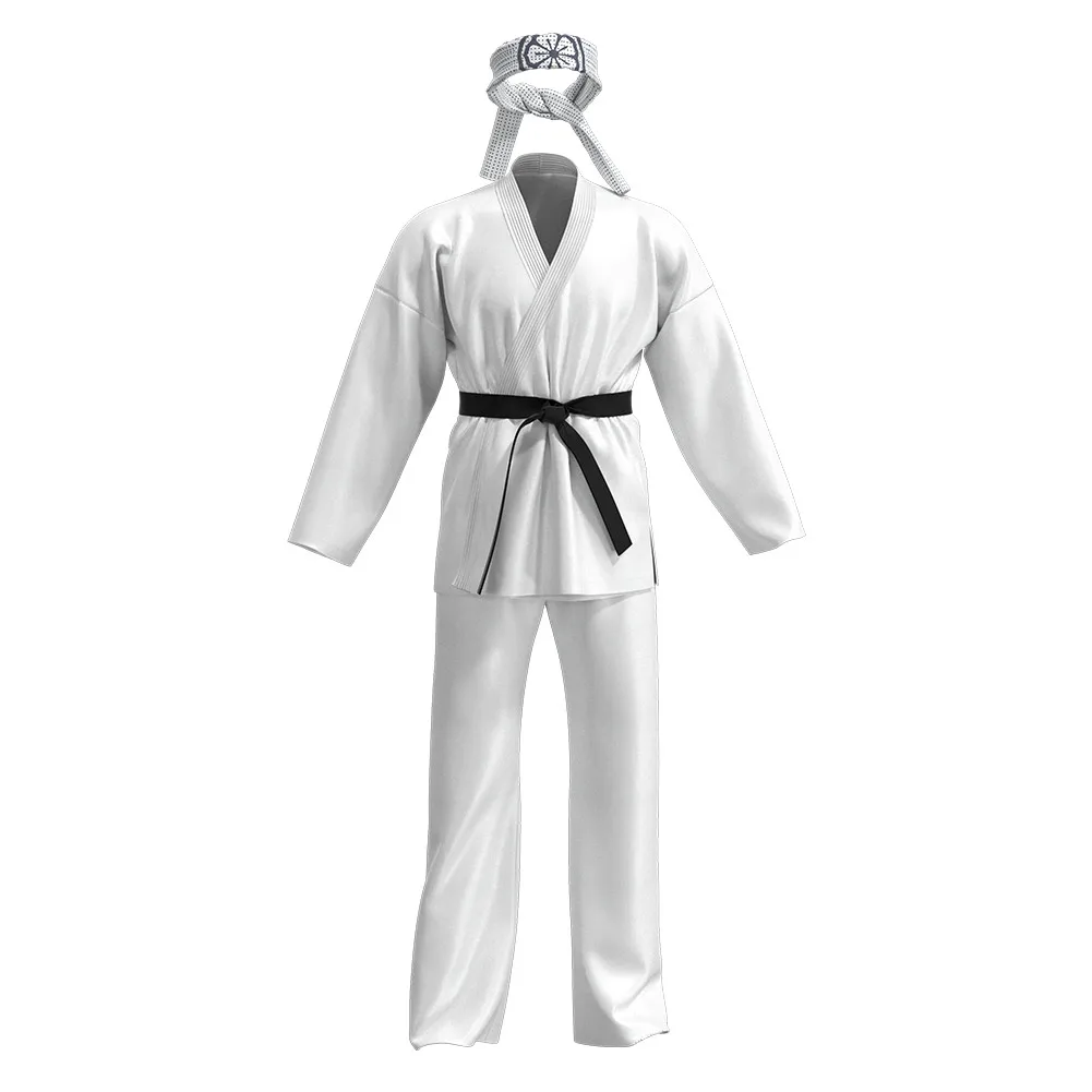 The Karate Kid Daniel LaRusso Cosplay Costume Karate Uniform Outfits Halloween Carnival Suit