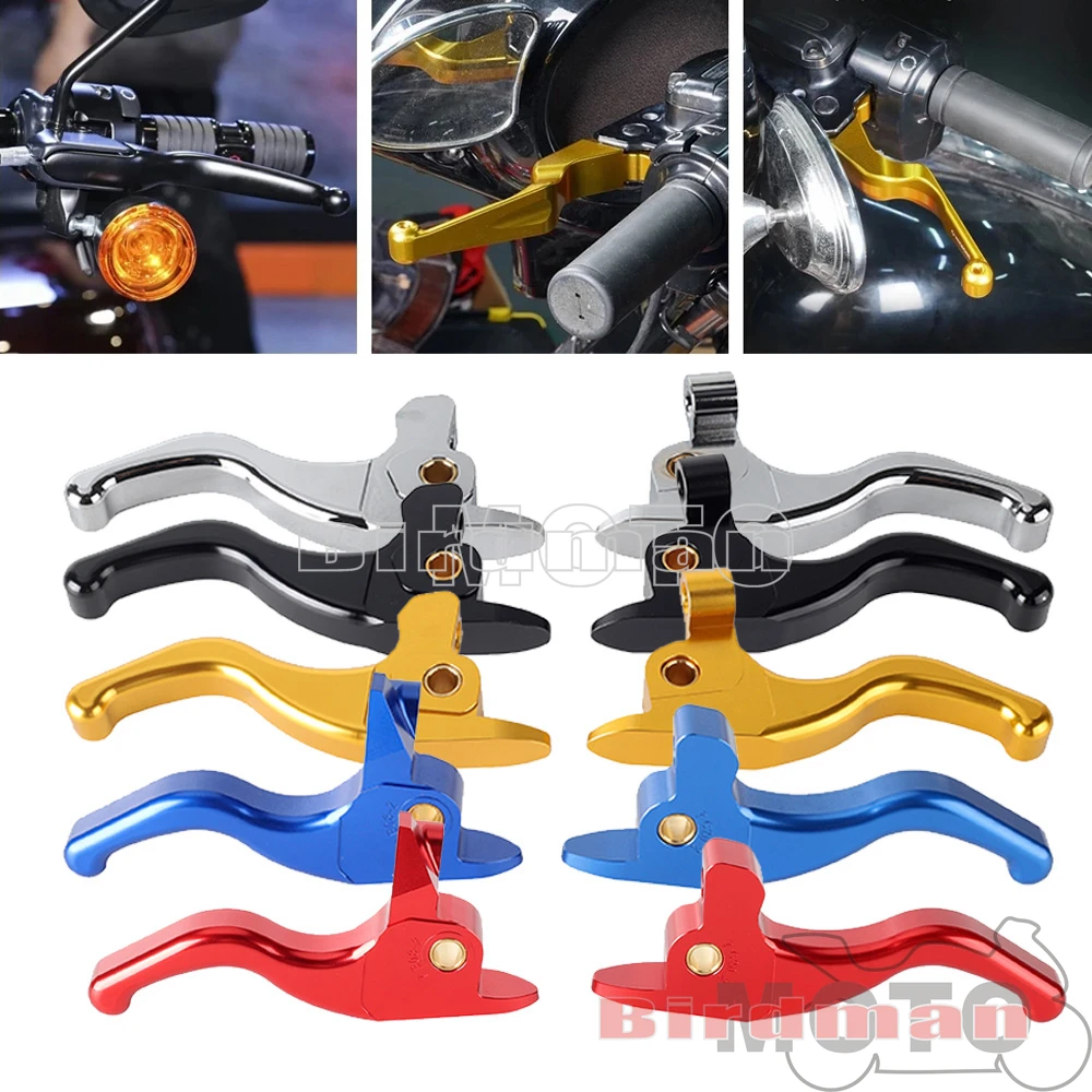 Motor Brake Clutch Hand Control Lever For Harley Touring Road King Street Glide Special Freewheeler Electra Glide 17-20 Aluminum