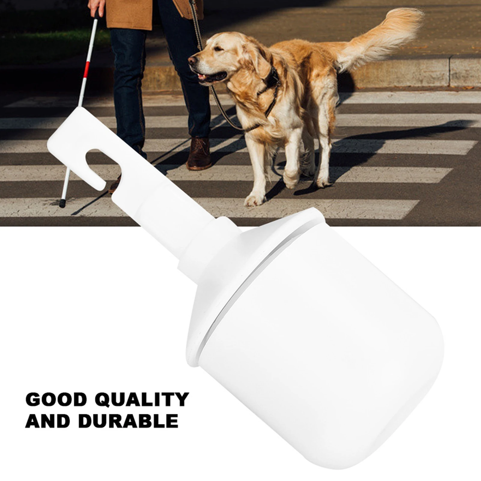 Blind Walking Cane Tip Cane Tip Hook Type Cane Tip Replacement Accessory for Blind Walking Cane Walking Stick Hook Type Cane Tip