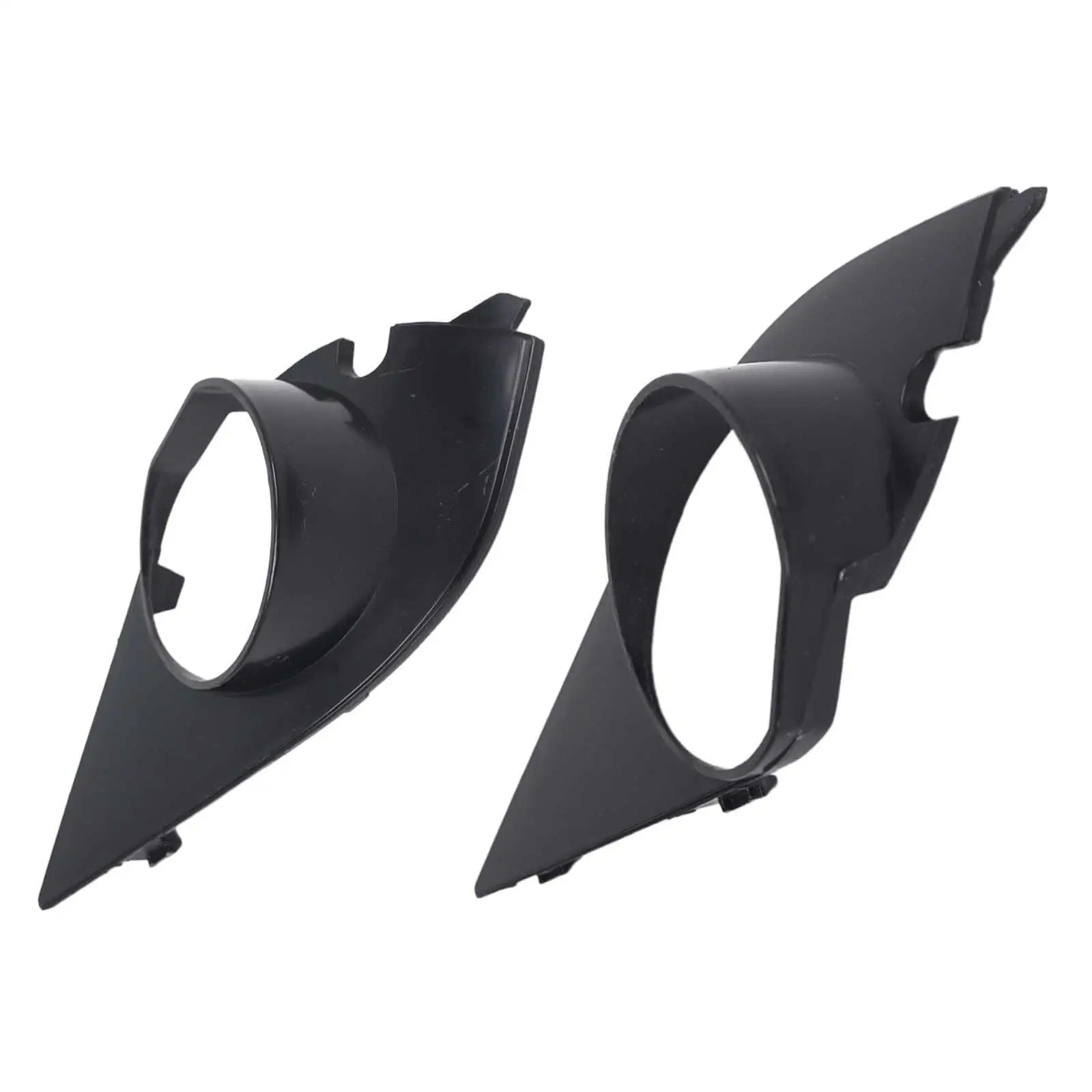 

Fog Light Lamp Cover Automotive Accessories Black Simple Installation Directly
