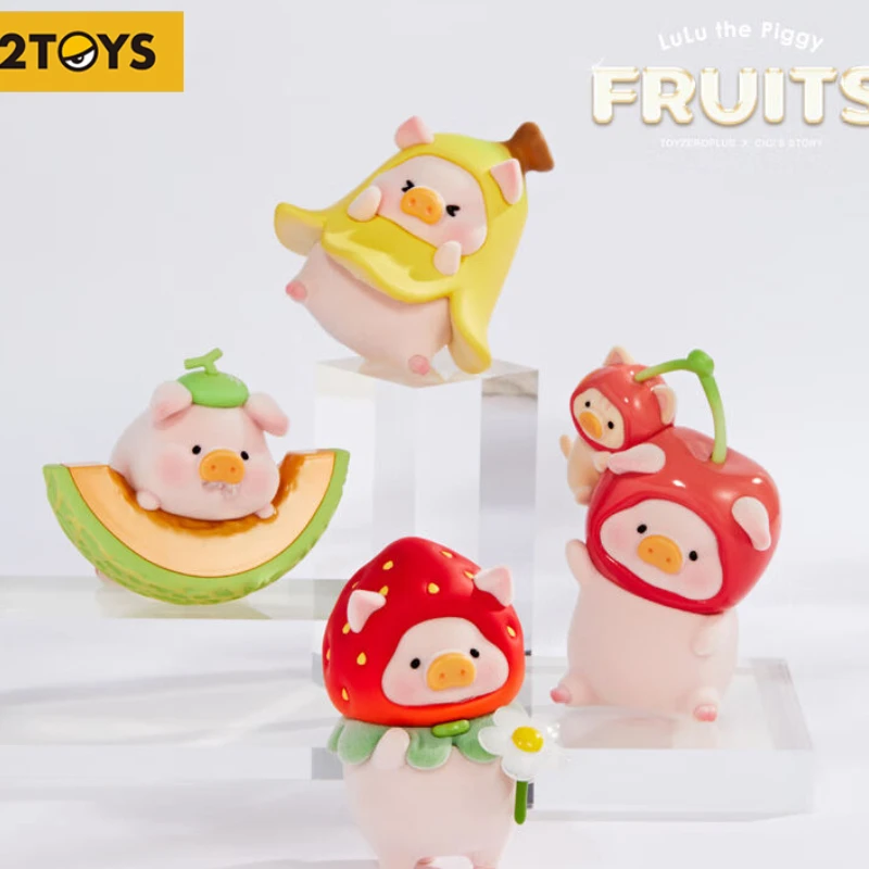 

Original 52TOYS Lulu Pig Piggy Fruit Series Surprise Blind Box Cartoon Designer Dolls Mistery Figure Kawaii Trendy Toys