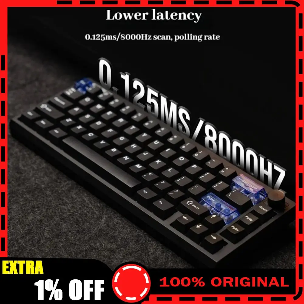 

Epomaker Magcore65lite Inductive Axis Mechanical Keyboard Magnetic Axis Thri-Mode Valorant Esports Professional Game Accessories