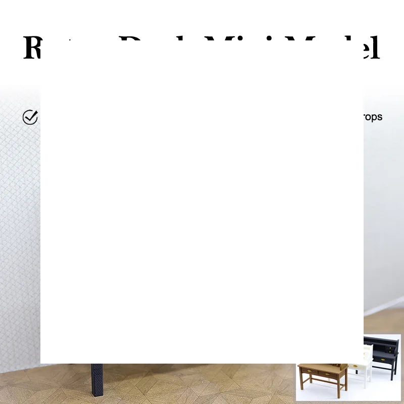 

1/12 кукольный домик, имитация письменного стола, модель куклы, домашняя кабинет, мебель, украшение, аксессуары для сцены