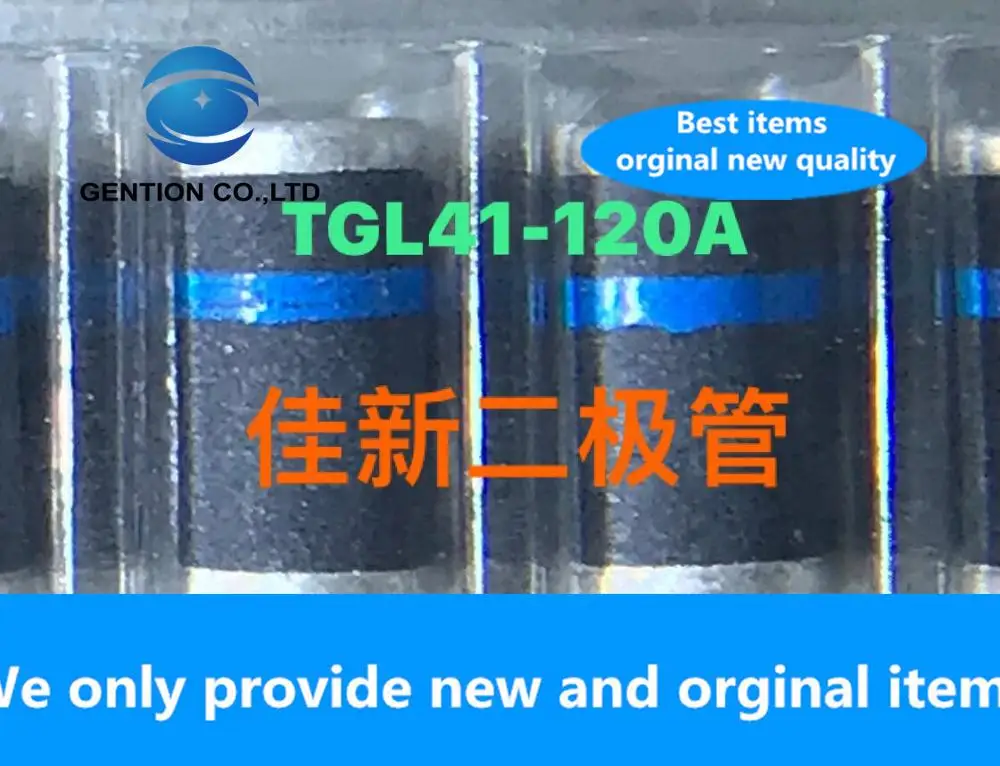 10PCS 100% New original TGL41-120A 120V glass passivation regulator diode DO-213AB silk screen blue ring