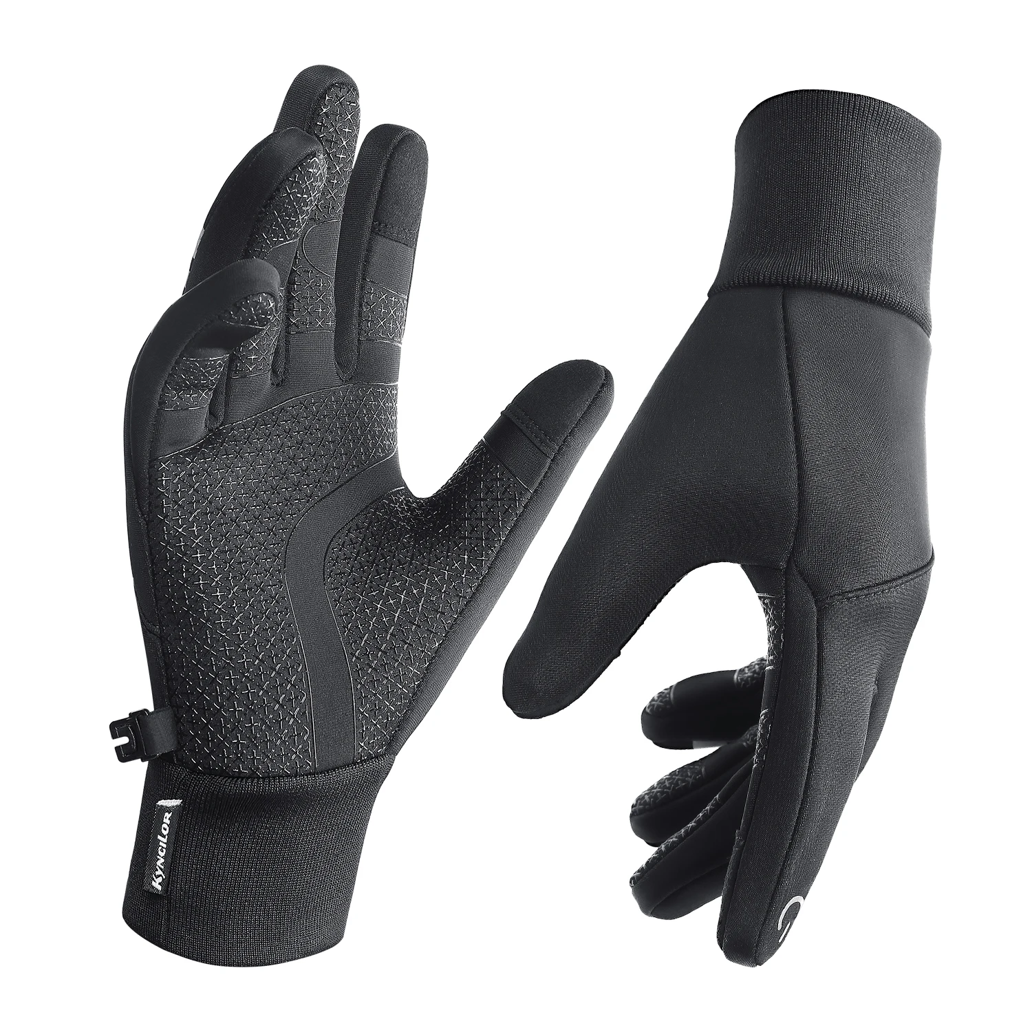 Winter Outdoor Cycling Gloves Thicken Warm Windproof Breathable Touch Screen Silicone Anti-slip Gloves Sports Ski Riding Gloves