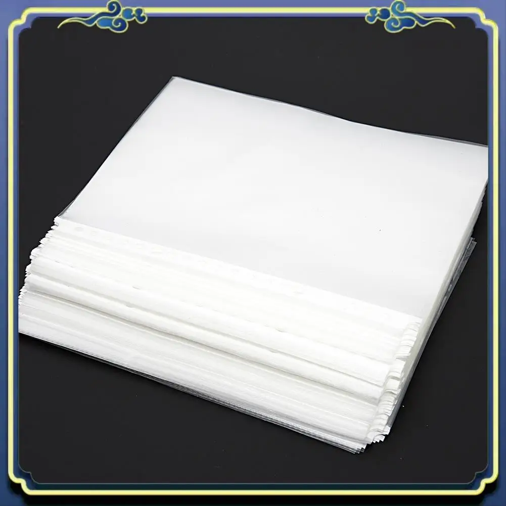 A86P-pak van 400 A5 doorzichtige geperforeerde zakken - plastic polymappen