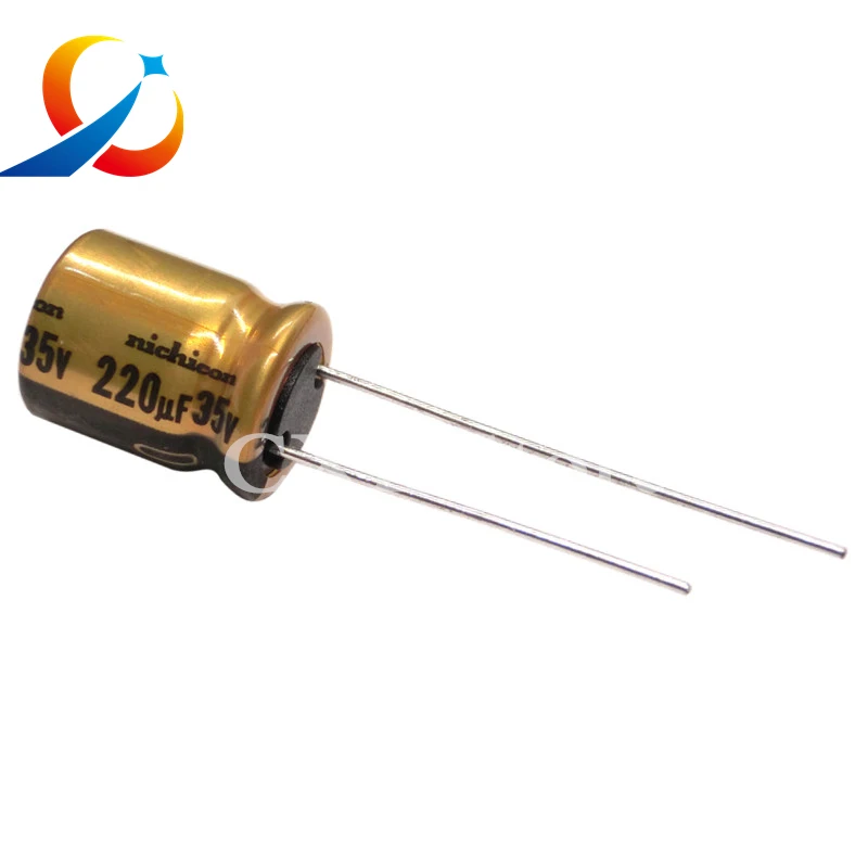 

30pcs NICHICON FW Series 35V220UF Volume 10X12.5MM Electrolytic Capacitors HIFI Audio Capacitor UFW1V221MPD NEW