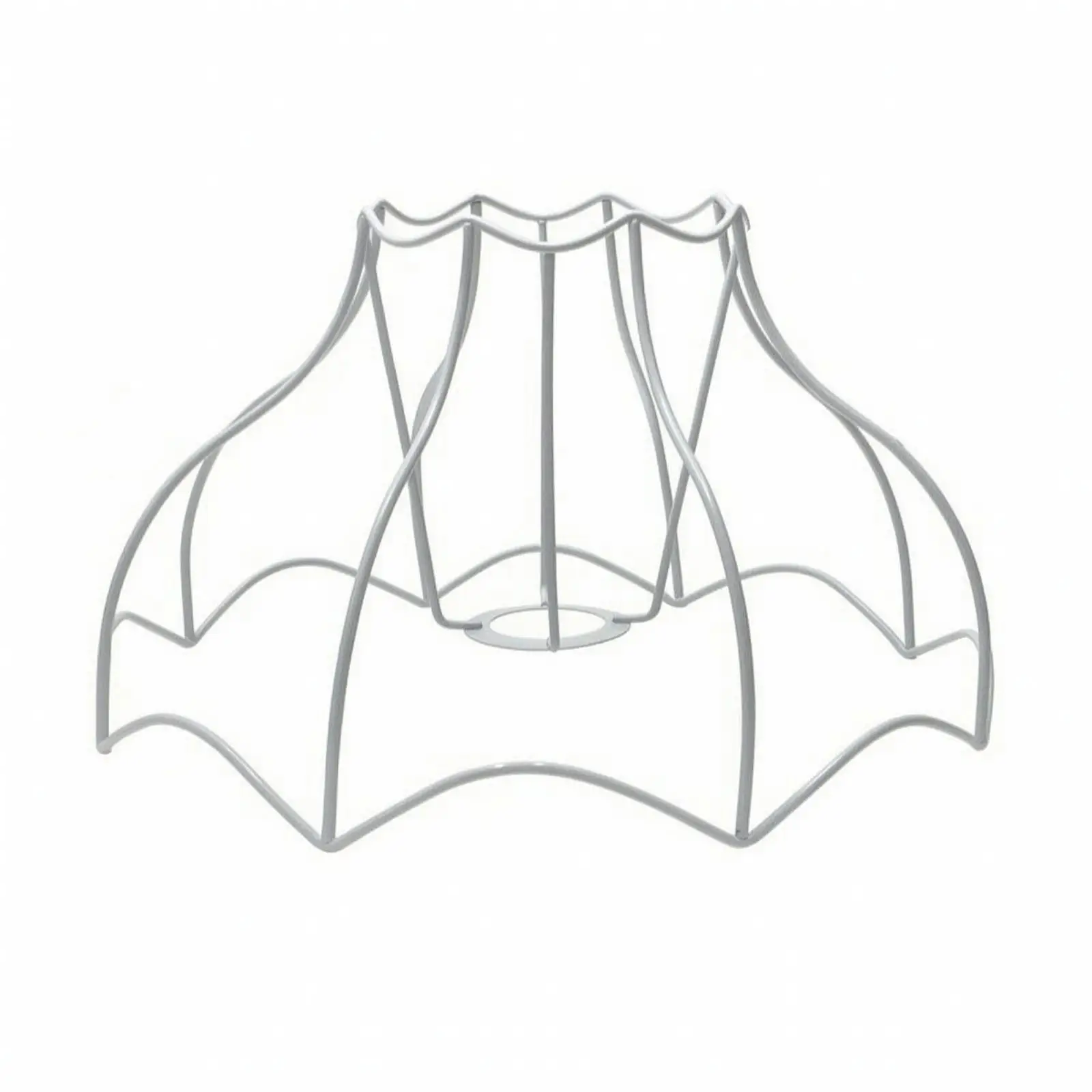 Metal Lampshade Frame | Openwork Wire Construction, Pendant bulb housing, for Table Lamps