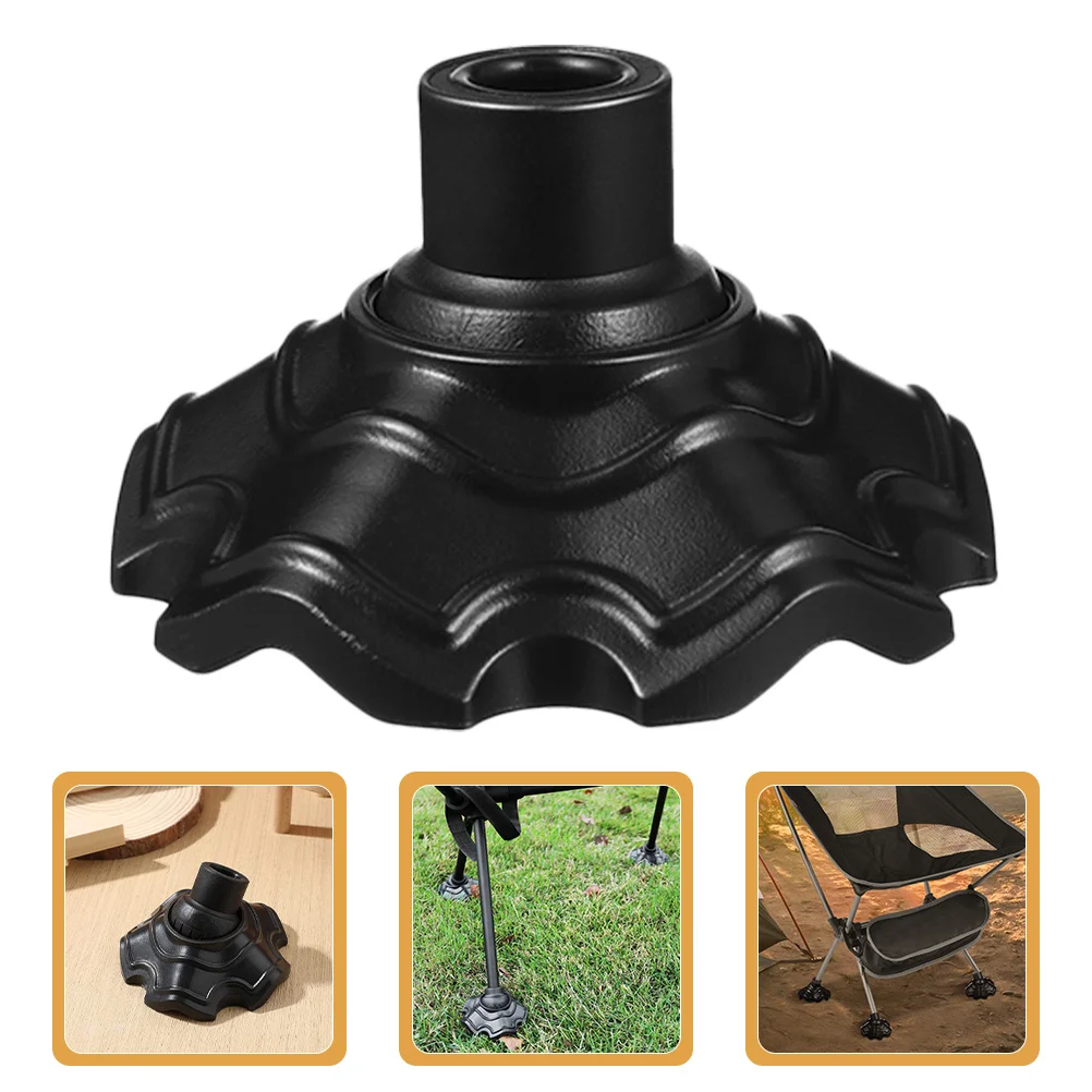 

6pcs Camping Chair Foot Protectors Durable Anti-Sink Furniture Leg Caps For Rv Chairs Easy Install Floor Protectors For