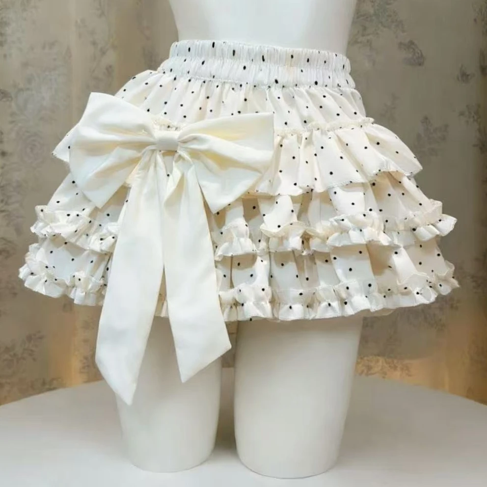 

Юбка-мини Y2K с оборками и кружевом в стиле Harajuku, многослойная, с высокой талией, в стиле субкультуры, кавайная, уличная, винтажная, повседневная, милая