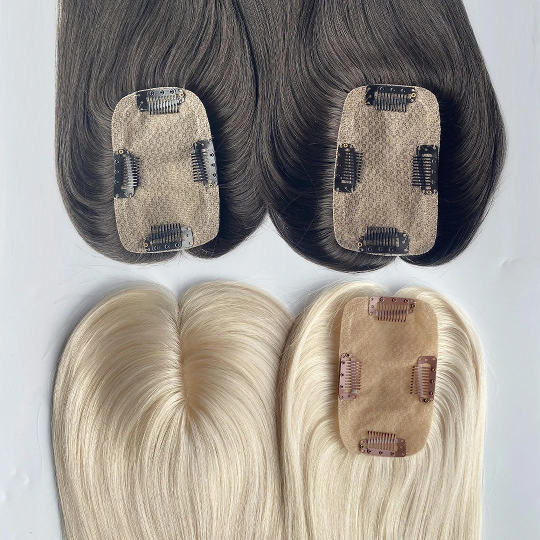 2025 Real Cuticle Remy Hair Topper 3*6 Mini Silk Base Human Hair Topper