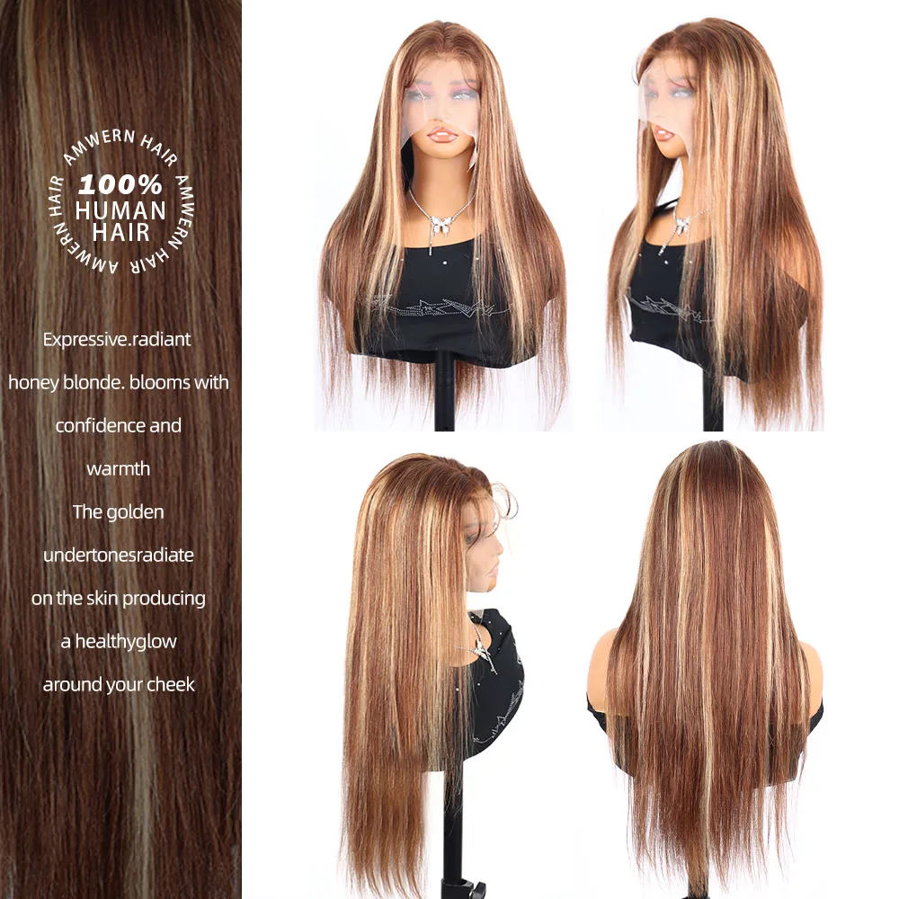 40 polegada destaque peruca de cabelo humano 220 densidade em linha reta frente do laço perucas de cabelo humano 13x6 hd transparente laço frontal peruca de cabelo humano