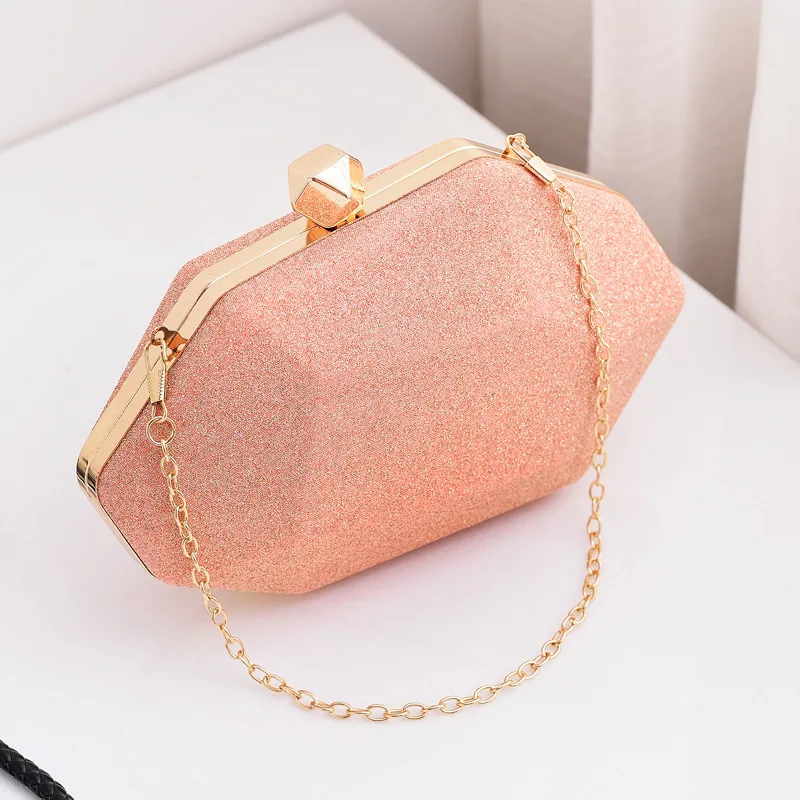 Creative Irregular Evening Dress Bag Shine Crossbody Dinner Bag Fashion Three-dimensional Sac A Main Femme