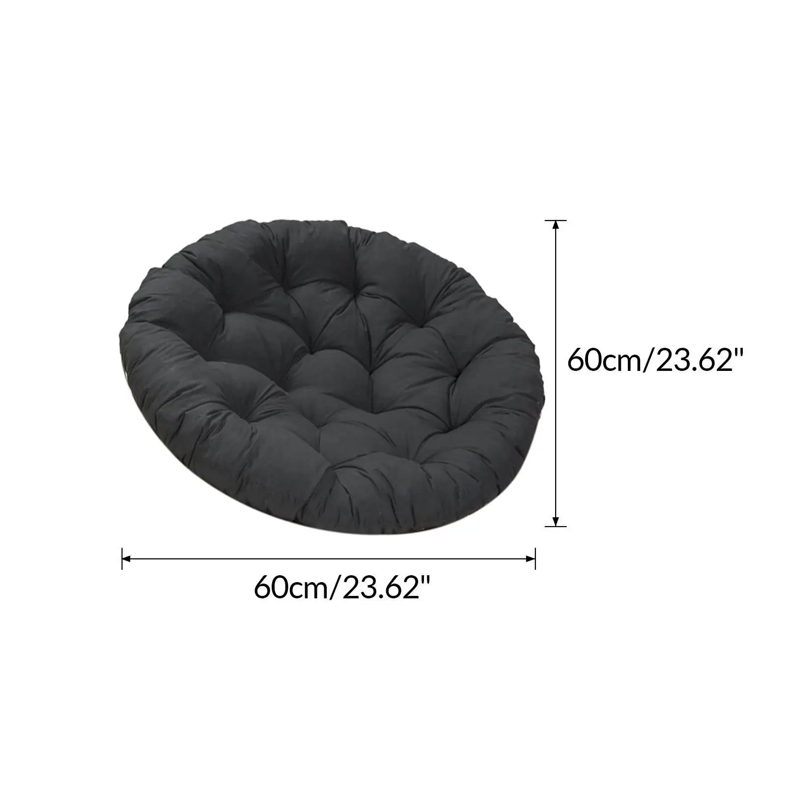 Swing Seat Cushion Polyester Large Chair Pillow Ergonomic Seat Pad Outdoor Garden Cushion for Patio Furniture