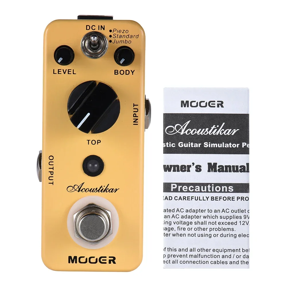 

Mooer Electric Acoustic Mac1 Acustikar Effector Acoustic Guitar Parts Accessories Loop Pedal Musical Kit Box Guitar Effect Pedal