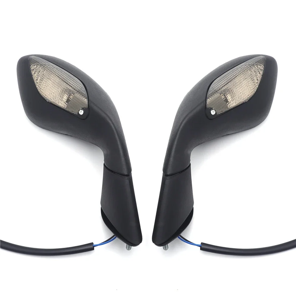 Turn Signal Rear View Mirrors for Aprilia 2004-2008 RSV 1000 2004-2007 RSV Mille/ R Black Free Shipping Motorcycle