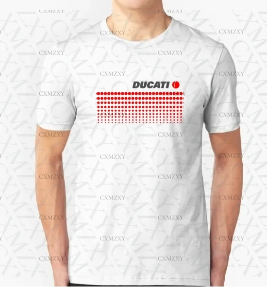 

100% Cotton T Shirt Casual Ducatis Moto GP Racing Motorbike T-shirt Graphic Summer Short Sleeves