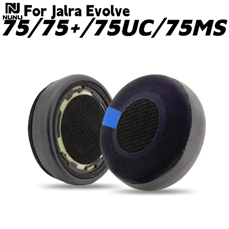 Coussinets d'oreille en gel rafraîchissant de remplacement NUNU pour casque Jabra Evolve 75 75UC 75MS 75SE, coussinets/oreillettes en mousse à mémoire de forme souple