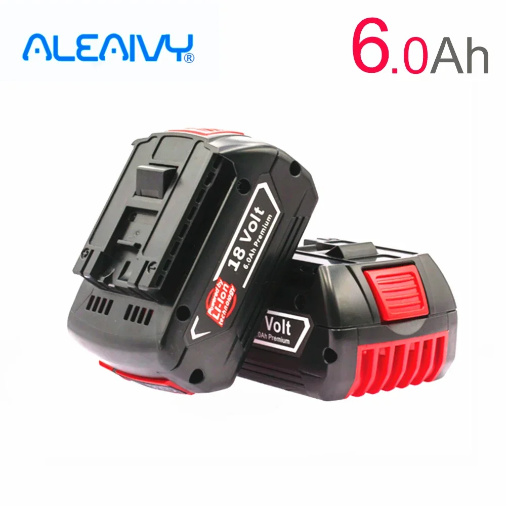 Original 18V 6000mAh Replacement BAT609 Battery for Bosch Compatible BAT612 BAT618 BAT619G BAT620 SKC181-02 Cordless Power Tool