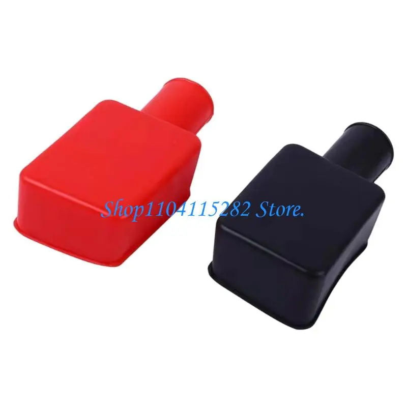 

Weather Resistant PVC Battery Post Insulating Sleeves Anti Dust Protectors Easy Installation for Automotive Motorcycle