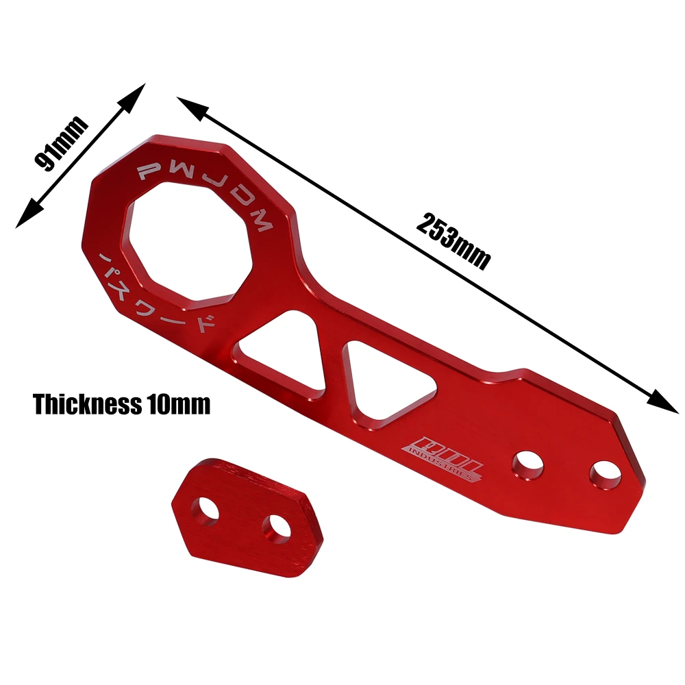 Пароль JDM буксировочный крючок для гонок задний буксировочный прицеп из алюминиевого сплава буксировочный крючок для Honda Civic