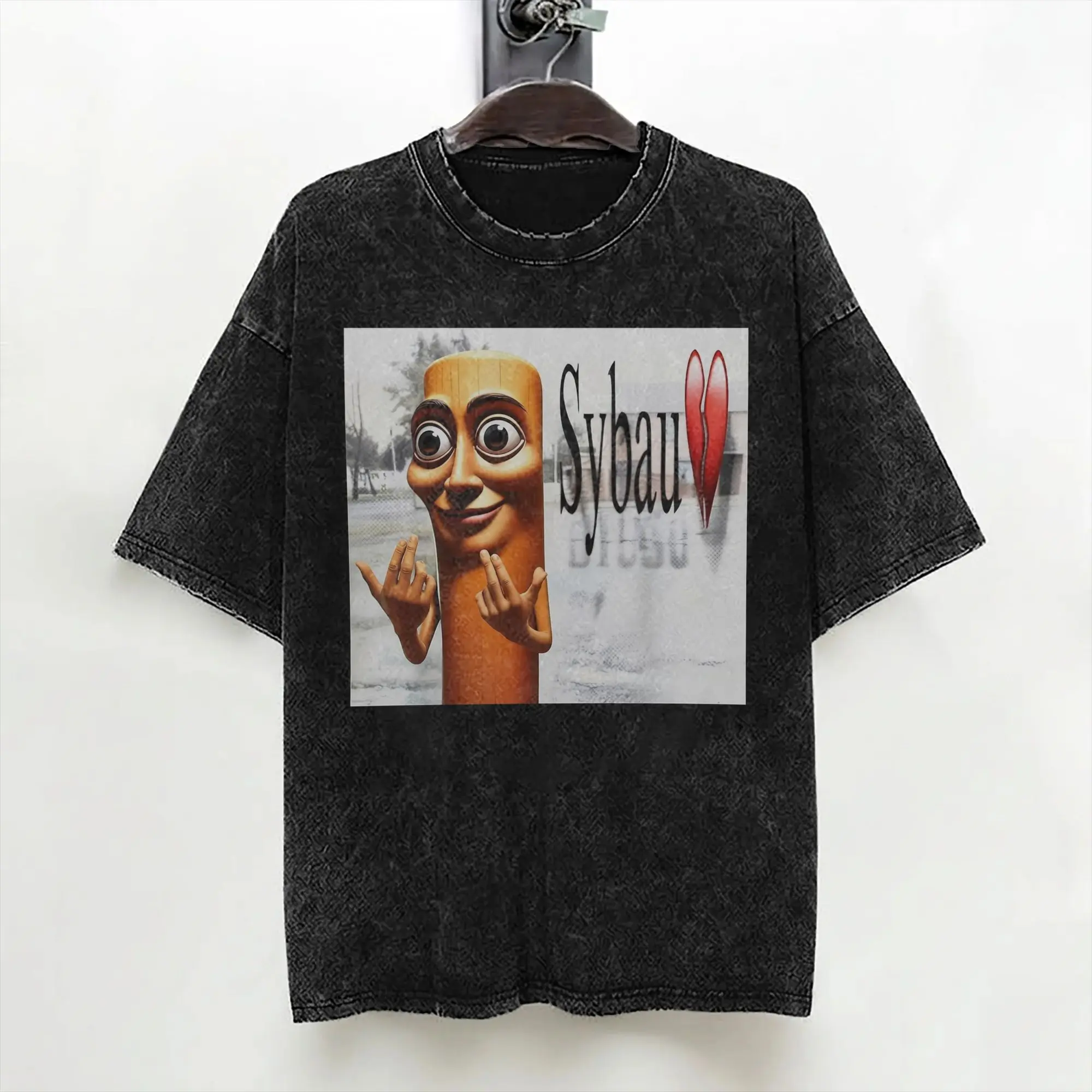Washed T Shirts Triple T Sahur Funny Tung Tung Tung Hip Hop Cool T-Shirts Harajuku  Streetwear Printed Tops Tee Shirt for Men