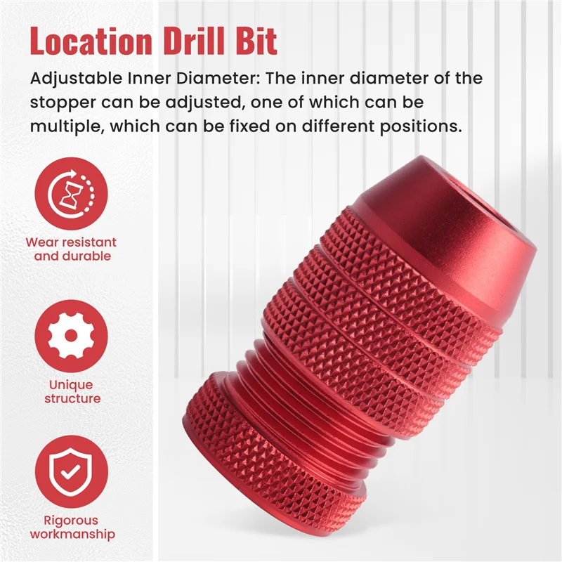 Drill Depth Stop For Drill Bits,Drill Stop Collar Limit Rings Locator Depth Stopper For Drilling Drill Bit-B51B