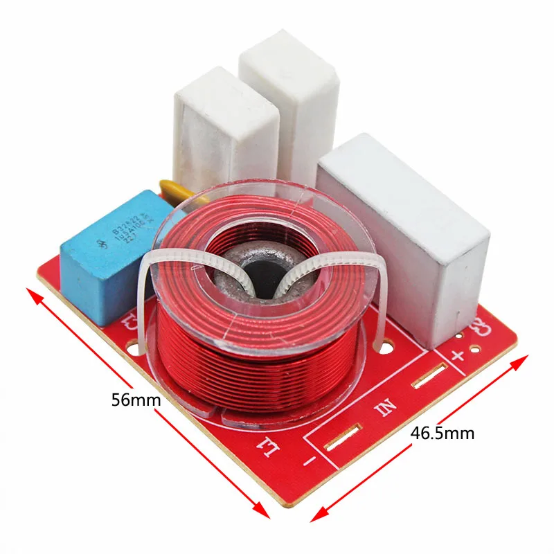 Premium HIFI 2-Way Crossover 60W Treble Bass Speaker Divider Board for Bookshelf Audio 10pcs