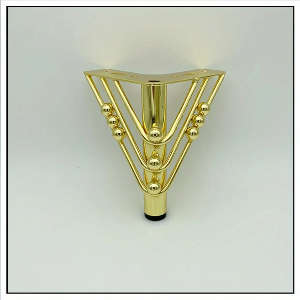 4 Stück 15 cm 6 Zoll Möbelbeine Möbeltischfüße, robuste Metall-Couchtischbeine für Sofa, Kommode, Schrank