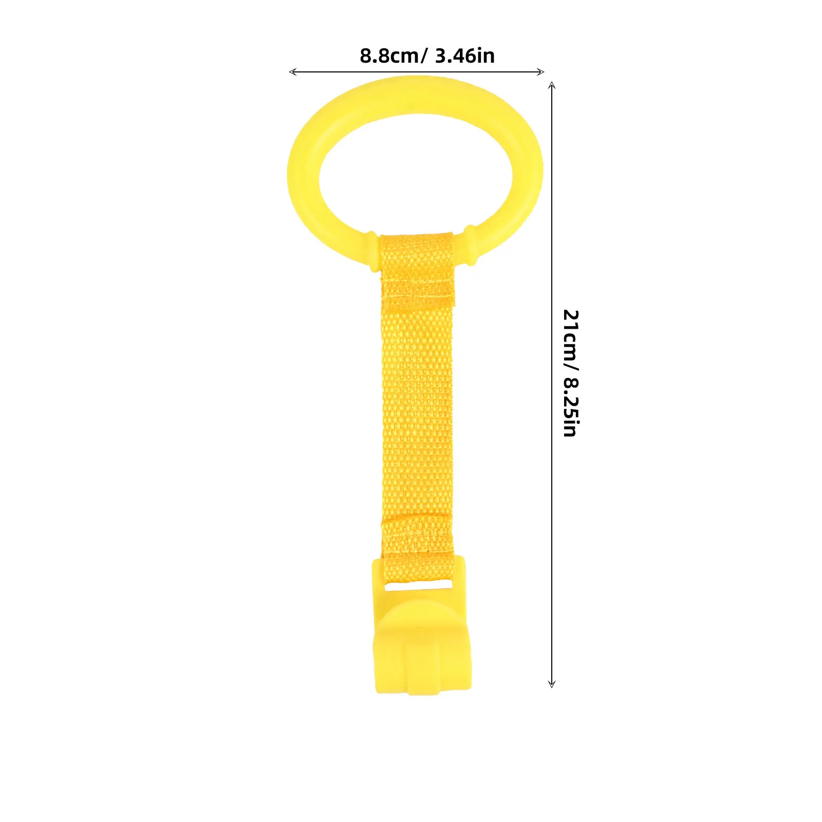 4Pcs Baby Stand Up Pull Rings Portable Crib Hand Ring Infant Learning Walking Tool Nursery Cot Hanging Ring Baby Stand Up Rings