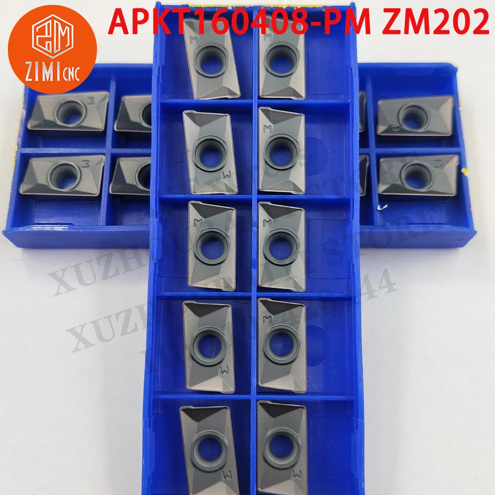 APKT160408-PM ZM202 APKT 160408-PM End Mill Tools CNC Tools Carbide Inserts Turning tools cutting tools mechanical metal lathe