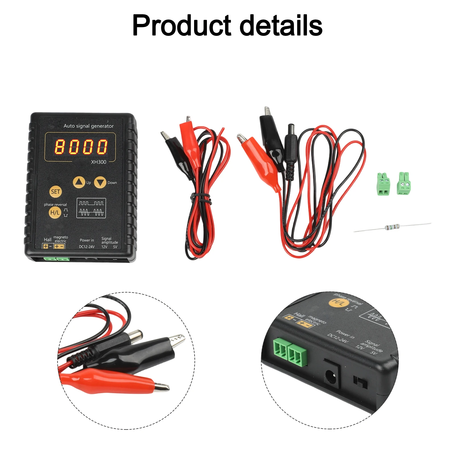 XH300 Signal Generator for Crankshaft Position Simulation; for Automotive Testing with Built in 6 Crankshaft Signals
