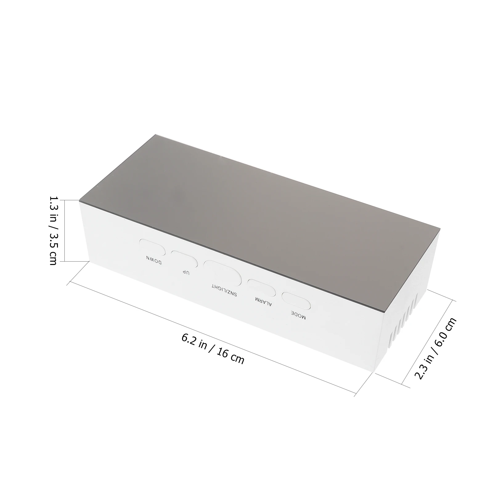 

Mirror Surface Alarm Electronic Desktop With Night Mode Led Display Temperature Time Decorative Home Clock Usb Powered Digital