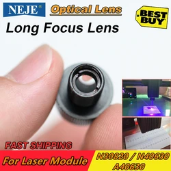 NEJE A7 optik uzun odak lensi yedek kiti için Master 2s 20W lazer oyma makinesi N30820/N40630/A40630 lazer kafası