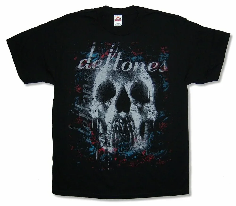 

Deftones, черная футболка с черепом, новая официальная группа Merch