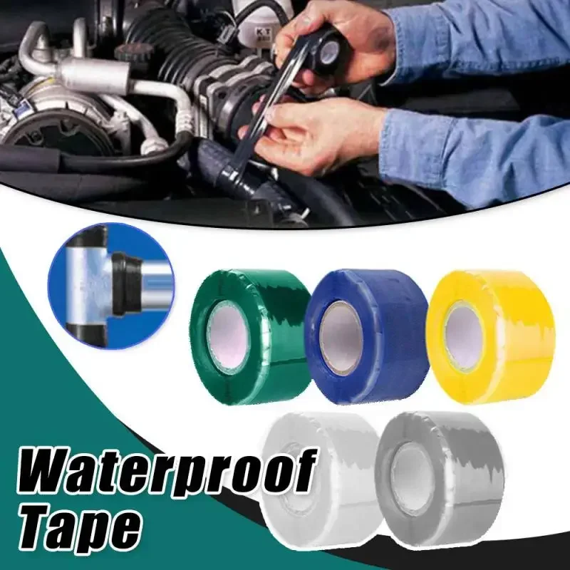Super Strong Waterproof Tape Stop Leaks Seal Repair Tape Performance Self-fluxing Silicone Tape Adhesive Insulating Pipe Tapes