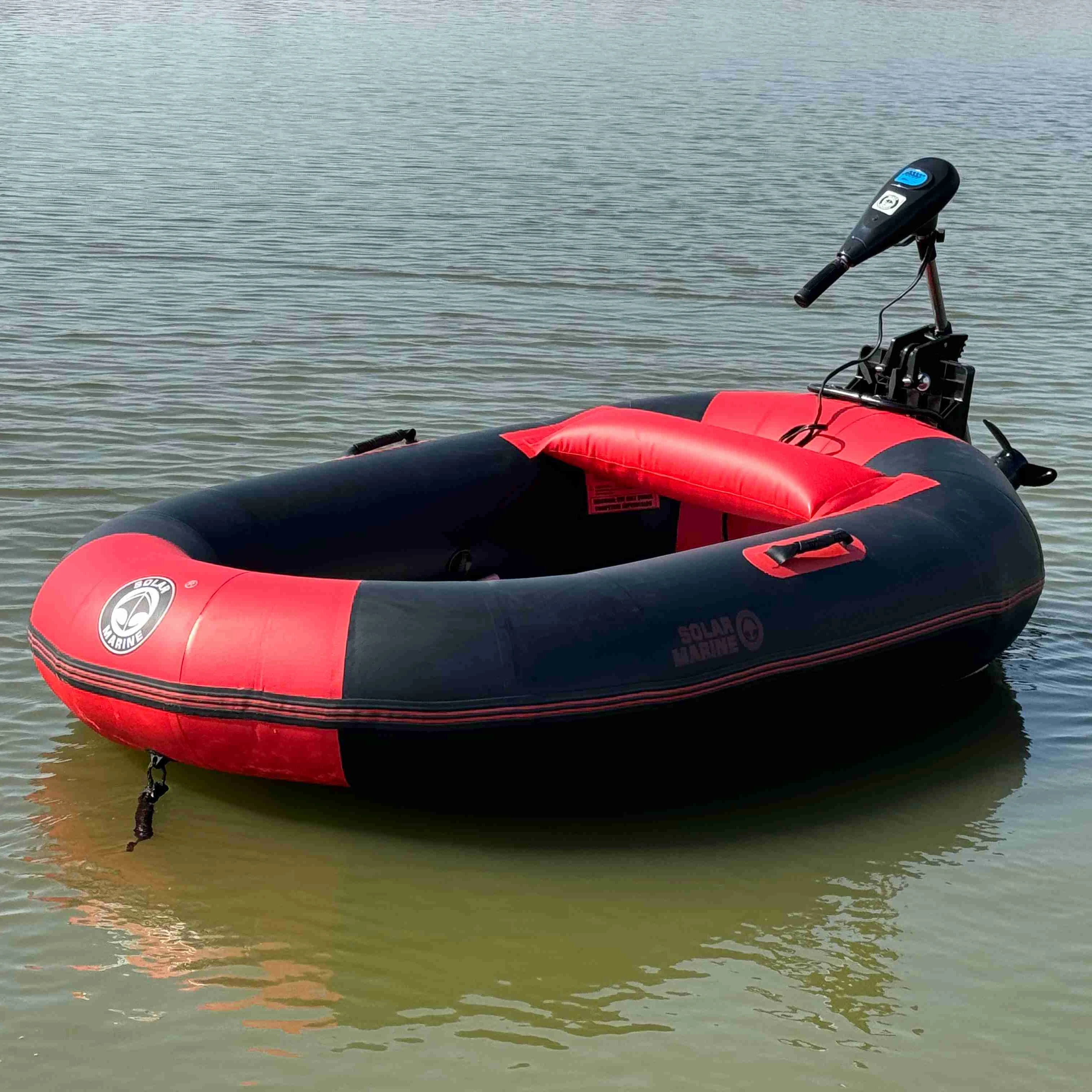 

1-2 Person Solar Snail Donut PVC Canoe Inflatable Kayak Fishing Air Cushion