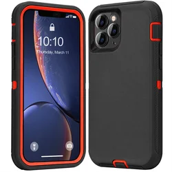 ShockProof Defender Case for iPhone 17 16 15 14 13 12 11 Pro Max Plus 7 8 plus X XS MAX XR Armor Cover Case Holster