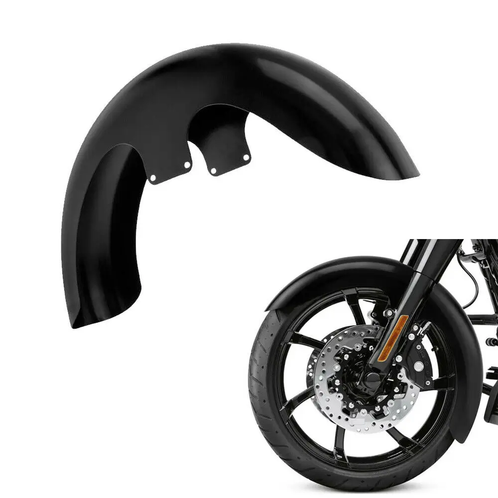 

23" Wrap Front Fender For Harley Custom Baggers Touring Road King Street Electra Glide FLTR FLHT 1997-2013 Motorcycle Unpainted