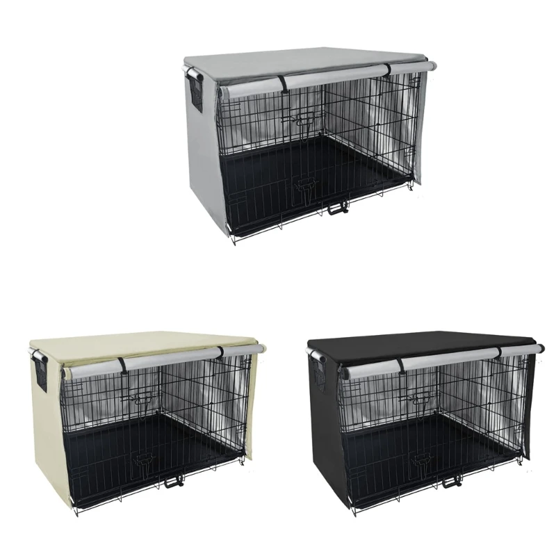 

Cage Cover Waterproof for Outdoor Small Dogs House Enclosure Wrap Portable Pet Crate Shelter Outdoor Cage Cover