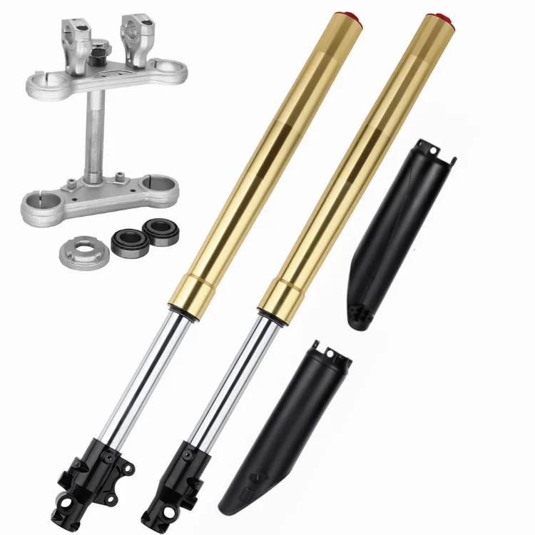 

800mm Upside Down Front Fork Shock Suspension with Handlebar Triple for Motocross 0ff-Road CRF70 12mm/15mm