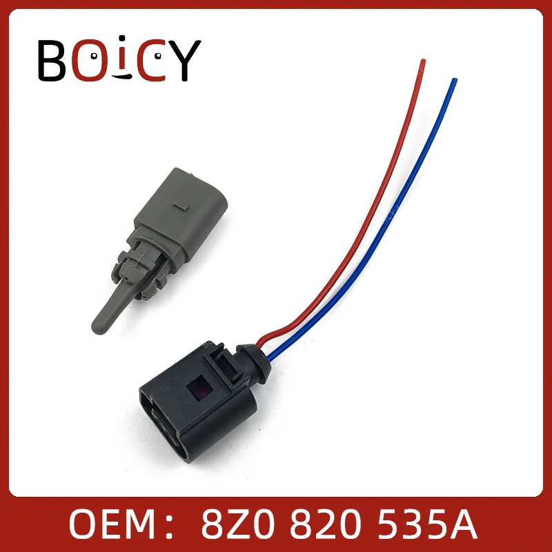 

BOICY Air Conditioning Temperature Sensor for Golf Jetta Tiguan Polo Touran A1 A3 A4 A6 Q3 Q5 Q7 8Z0820535A 8Z0820535B 5QD820535