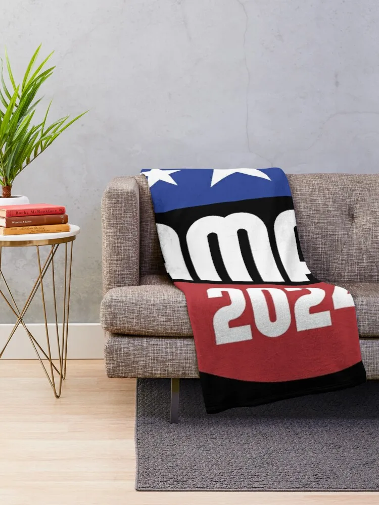 Kamala Harris 2024 For President Campaign Throw Blanket For Decorative Sofa Softest Blankets