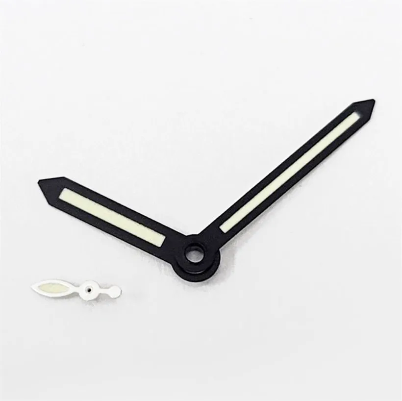 Аксессуары для часов, зеленые светящиеся стрелки, подходят для ST3600 6498, 6497, механизм, час, минут, секундная стрелка с тремя иглами, часть часов