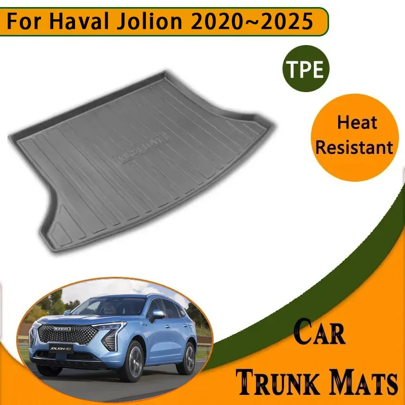 

Car Rear Trunk Mat for Haval Jolion Hybrid 2020~2025 Waterproof Carpet Anti-dirty Tray Storage Pad Boot Auto Accessories 2024